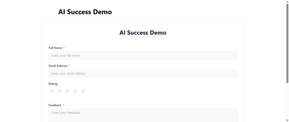 Edit an existing form with AI Designer in Umbraco