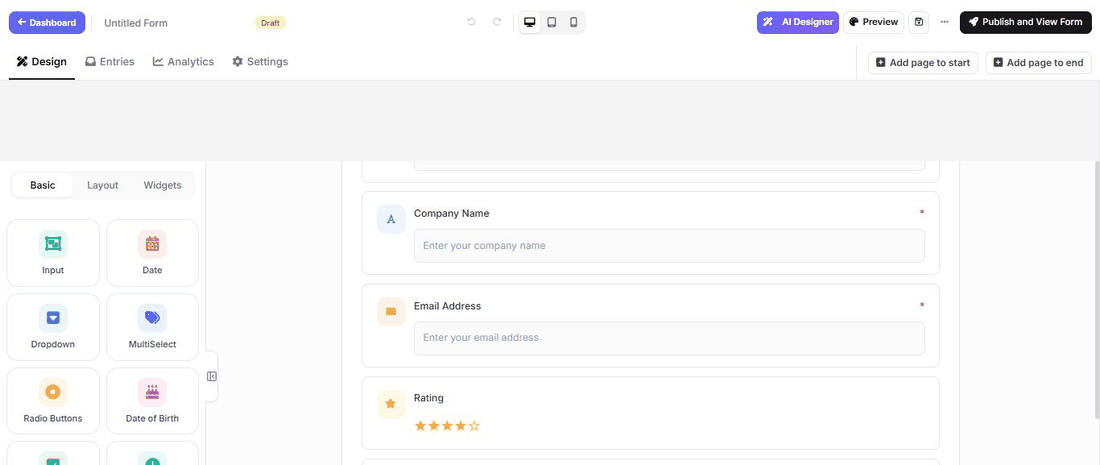 Create a two-step workflow in the real Umbraco builder